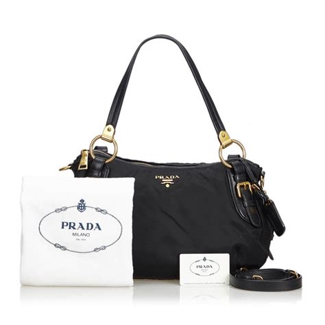 prada black patent leather handbag|vintage black leather Prada handbag.